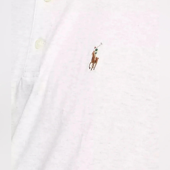 L Ralph Lauren Mens Polo Classic Fit Polo, American Heather size L - Picture 2 of 14